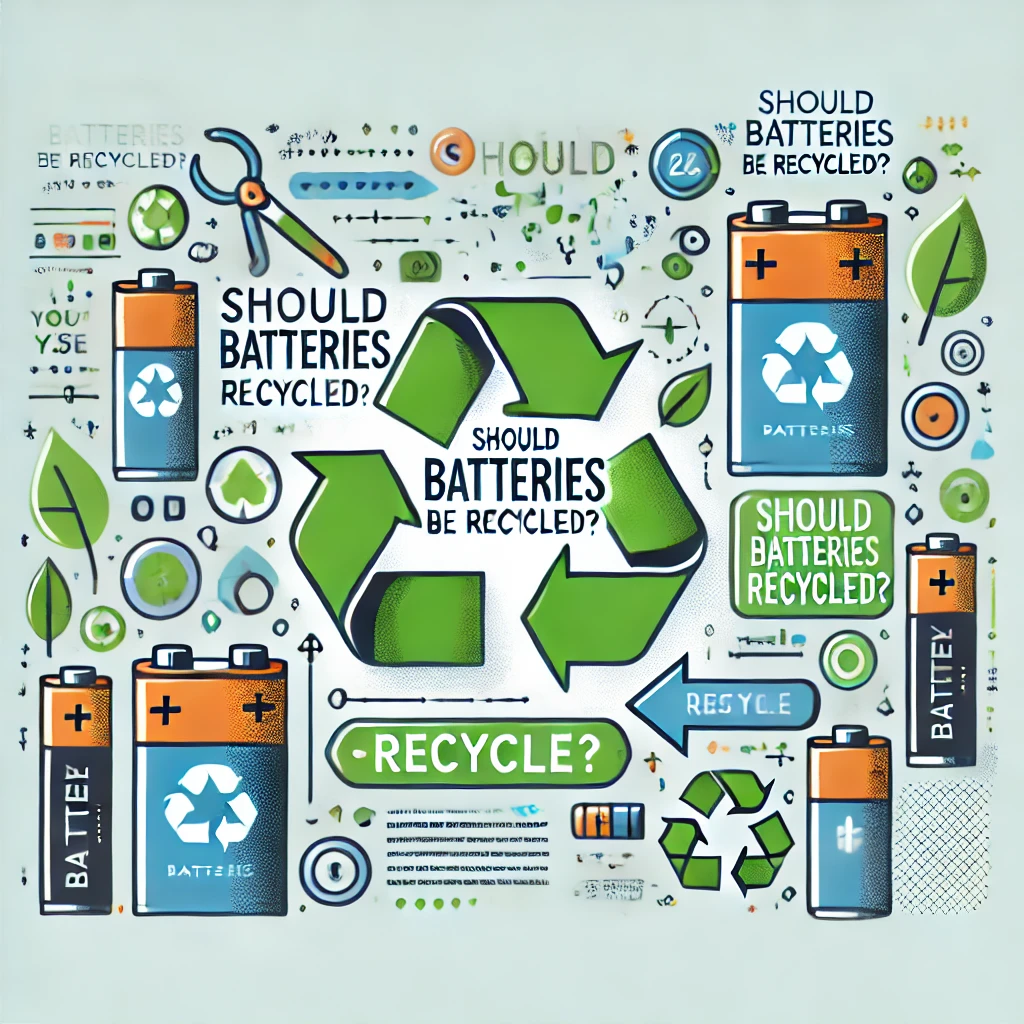 Should batteries be recycled